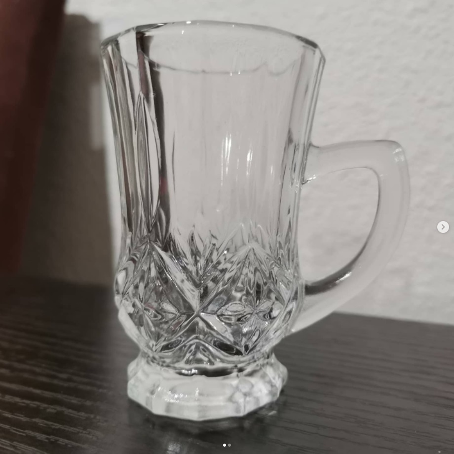 set de 6 copas de cristal.