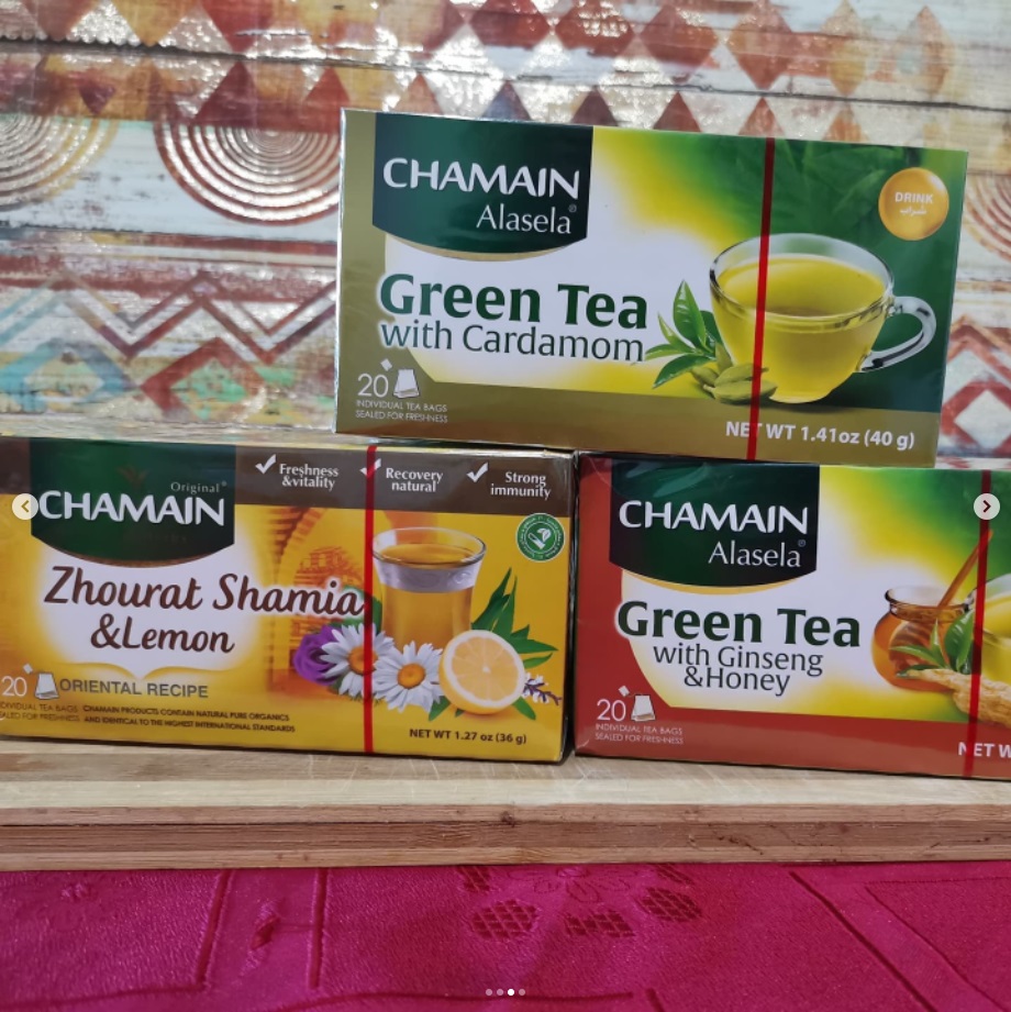 Té verde con cardamomo (20 unidades).